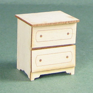 1:24, 1/2" Scale Dollhouse Miniature Furniture Kit - Victorian Nightstand H302