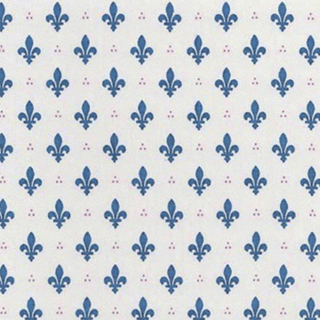 1:12, 1" Scale Dollhouse Miniature Wallpaper Royal Blue (3 sheets)