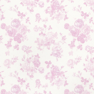 1:12, 1" Scale Dollhouse Miniature Wallpaper Large Pink Roses (3 sheets)